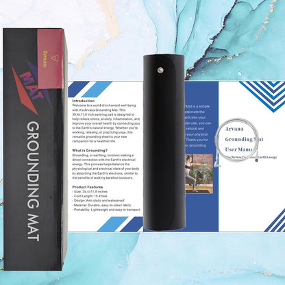 Grounding Mat 39.4"x11.8" - Large Earthing Pad for Stress Relief & Inflammation Reduction, Earth Therapy for Work, Relaxation & Sleep, Anti-Static Waterproof Grounding Sheet for Bed & Desk