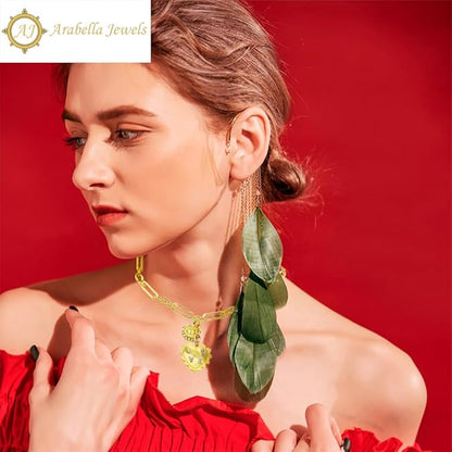 Trendy 18K Gold Plated Sun & Heart Pendant Choker, Multi Charm Chunky Hip Hop Necklace, Neutral Jewelry, Adjustable, for Women with Stylish Jewelry Box