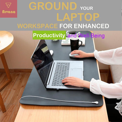 Grounding Mat 39.4"x11.8" - Large Earthing Pad for Stress Relief & Inflammation Reduction, Earth Therapy for Work, Relaxation & Sleep, Anti-Static Waterproof Grounding Sheet for Bed & Desk