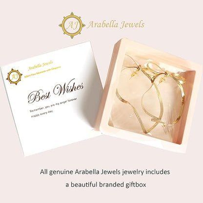 Elegant Chic 925 Sterling Silver Bow Tassel Chain Drop Earrings - 14K Gold Plated Dangle Earrings for Women, Ideal for Wedding & Parties, Hypoallergenic, Long Statement Jewelry